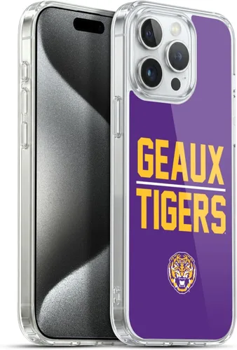 Vista 205 de Head Case Designs Funda de gel suave con licencia oficial de la Universidad Estatal de Louisiana LSU Camou compatible con Apple iPhone 7 Plus/iPhone