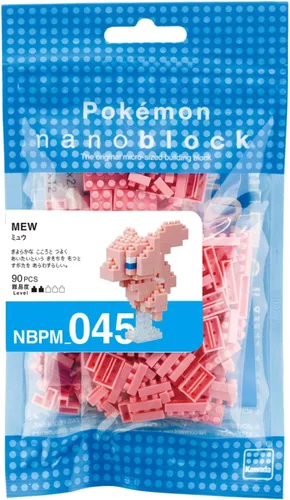 Vista 2 de nanoblock - Pokémon - Mew, kit de construcción de la serie Pokémon