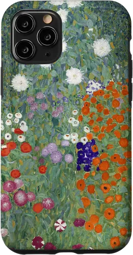 Vista 29 de Flower Garden Painting Klimt Art History Funda para iPhone 17