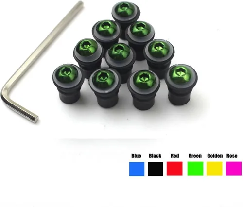 Vista 3 de TCHAU Kits de carrocería para Kawasaki Z650 Z750 Z800 Z900 Z1000 Z1000SX Z900RS Tornillos de Parabrisas de Motocicleta Tornillo Tuerca Kit