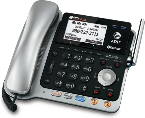 Vista 3 de At & t DECT 6.0 microteléfono accesorio para tl86109, Azul talla única