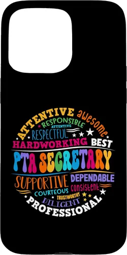 Vista 28 de iPhone 16 Parents Teacher Association Team Supporter PTA Secretary Case