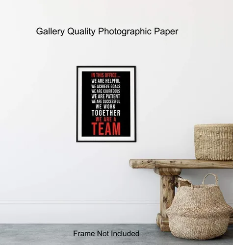 Vista 8 de Póster motivacional para la oficina – Póster inspirador para pared – Decoración única para el hogar y regalo para empresarios, gerentes, jefes