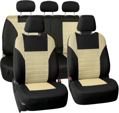 Vista 30 de FH Group Juego de fundas de asiento delantero de automóvil con malla de aire 3D premium, fundas de asiento delanteras, accesorios interiores