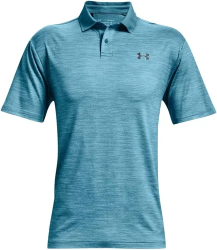 Vista 21 de Under Armour Men's Performance 2.0 Golf Polo (864) Afterglow/ Gris parcela
