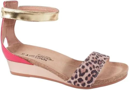 Vista 4 de NAOT Calzado Pixie Sandalia para mujer Lagartija beige/oro rosa