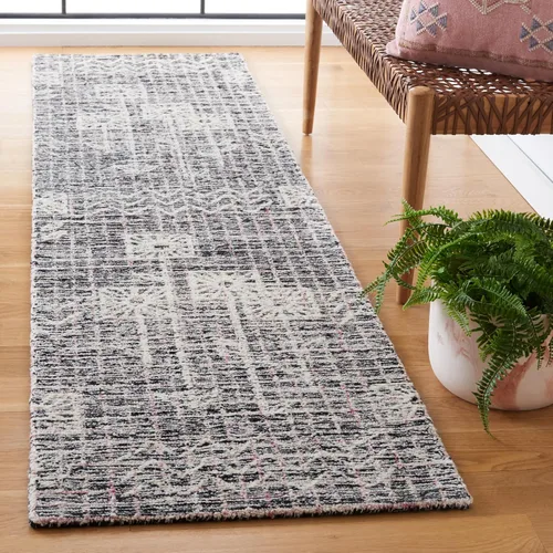 Vista 12 de SAFAVIEH Metro Collection - Alfombra de pasillo de 2 pies 3 pulgadas x 9 pies, beige y marfil, lana floral hecha a mano, ideal para zonas de alto