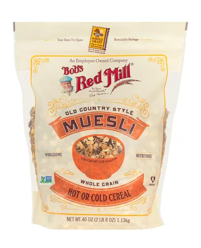 Vista 4 de Bob's Red Mill Old Country Style Muesli Cereal, 40 onzas (paquete de 4)