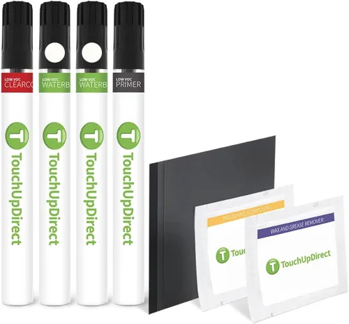 Vista 55 de TouchUpDirect RBG Azul Ártico Metálico Compatible con Pintura de Retoque Exact Match para Nissan, Kit Esencial en Aerosol