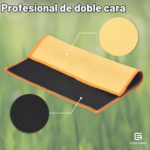 Vista 9 de Paños de limpieza de microfibra de doble cara, paquete de 5, 6.6 x 6.2 pulgadas, paño de microfibra y gamuza para teléfonos inteligentes Surtido