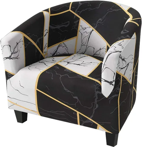 Vista 8 de Funda elástica para silla de club, funda para silla de bañera, funda para sillón, funda de sofá, protector de muebles para sala de estar (color #10)