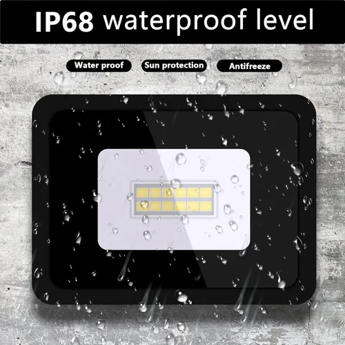 Vista 5 de MIHEAL Ultra delgado 10 W 20 W 30 W 50 W 100 W LED foco de luz de inundación LED lámpara de búsqueda 110 V reflectores para jardín al aire libre