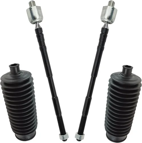 Vista 28 de TRQ Kit de dirección delantera con barra de acoplamiento de fuelle de piñón y cremallera compatible con Toyota Echo 2000-2005
