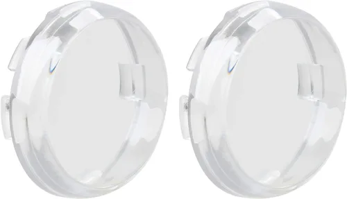 Vista 5 de NTHREEAUTO - Lente de señal de giro en forma de bala, cubierta ámbar, compatible con Harley Dyna Street Glide Road King