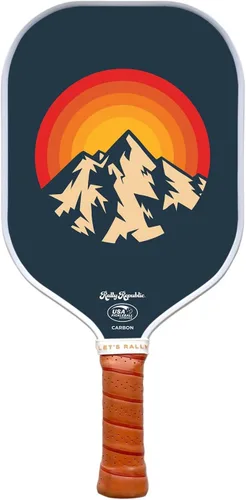 Vista 12 de Pala de pickleball con licencia oficial, raqueta aprobada por la Asociación de Pickleball de Estados Unidos, núcleo de panal ligero, exterior