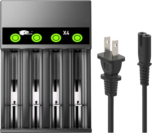 Vista 9 de Cargador de batería 18650, cargador de batería 21700 para batería recargable de iones de litio de 3.7 V 18650 26650 21700 18500 18350 14500