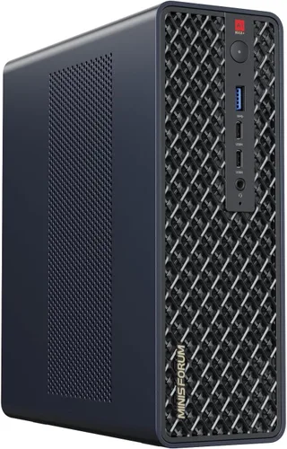Vista 12 de MINISFORUM MS-S1 Max Mini Workstation AMD Ryzen AI Max+ 395 (16C/32T) 64GB LPDDR5 2TB SSD Mini PC, HDMI+2X USB4+2X USB4 V2 Salida de video, 2