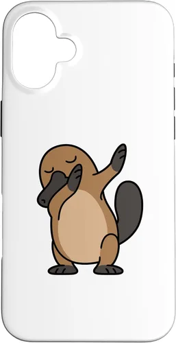 Vista 22 de iPhone 16 Dabbing Platypus Dab Dance Pose Animal Case