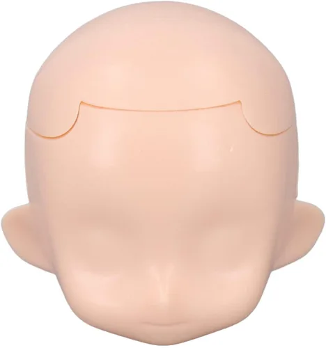 Vista 6 de Cabeza de muñeca en blanco 1/12 de silicona extraíble de repuesto Blanco normal