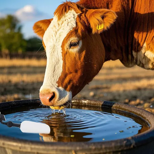 Vista 9 de Válvula de flotador, 2 unidades de 1/2 pulgada de control de nivel de agua de brazo ajustable válvula de agua de llenado automático para ganado