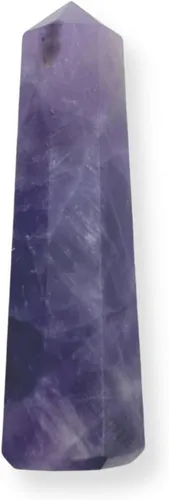 Vista 56 de WholesaleGemShop - Torre de obelisco de piedras preciosas de 3 pulgadas, faceta gigante, cristal de roca de Aura Rock Natural pulido Earth Wand