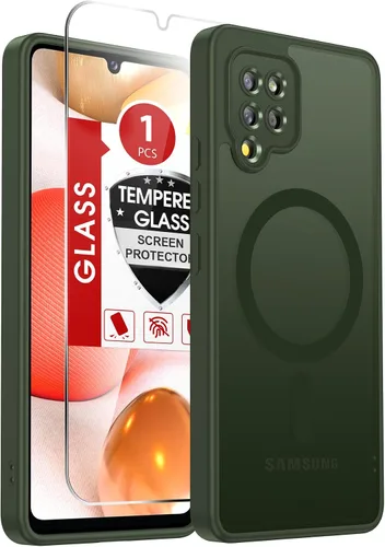 Vista 228 de LeYi Funda para teléfono Samsung-S23: protector de pantalla e imán MagSafe Púrpura