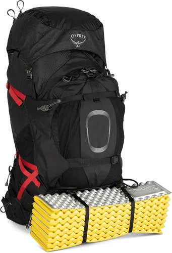 Vista 6 de Osprey Aether Plus 100L Mochila de mochilero para hombre, Axo Green, S/M