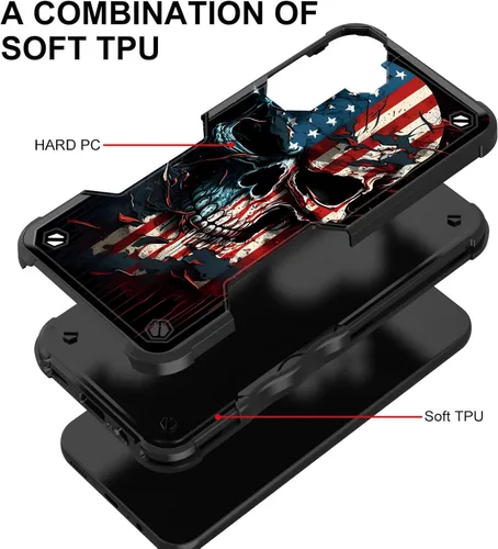 Vista 364 de Funda para Galaxy A14 5G, [Doble Capa][Protección contra Caídas de Grado Militar de 10 Pies] [Antideslizante] Funda Resistente a Prueba de Golpes
