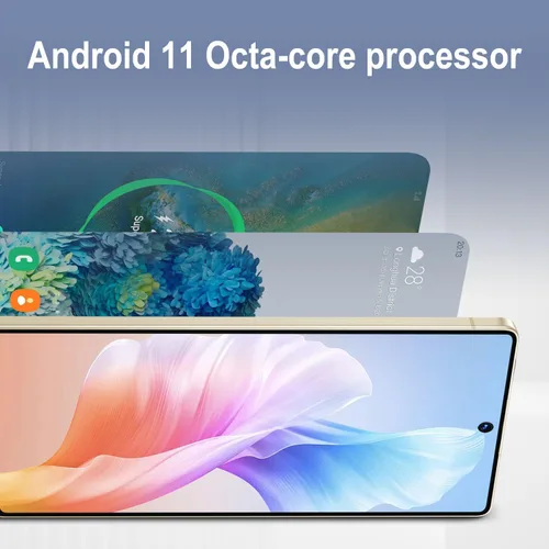 Vista 7 de Teléfono desbloqueado con 3G+128G, teléfono Android 4G LTE Dual Sim, pantalla HD de 6.71 pulgadas, batería 3200mAh, 2MP+8MP, teléfono inteligente