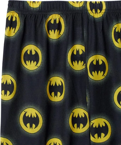 Vista 5 de BATMAN Pijamas para niños Conjunto de ropa de dormir de 4 piezas para niños, pantalones de pijama y camisas de dormir para niños grandes y niños