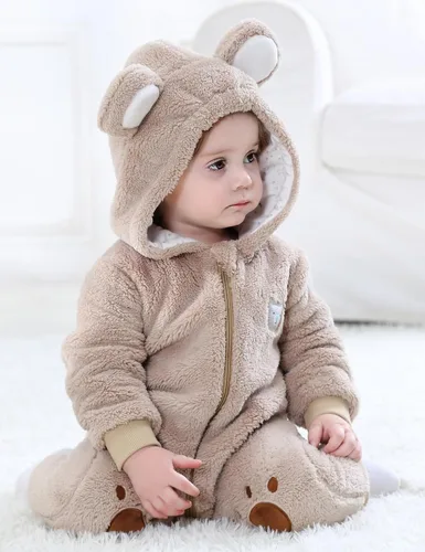 Vista 4 de COSLAND Disfraz unisex de franela para bebés y niños pequeños