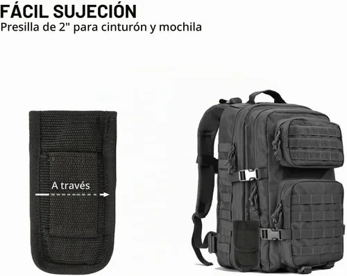 Vista 6 de VEPKOIT - Funda de cuchillo para cinturón, soporte táctico para cuchillos de bolsillo