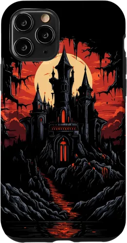Vista 29 de Carcasa de fantasía oscura para iPhone 16 Castillo gótico Arquitectura Gótica Brujería
