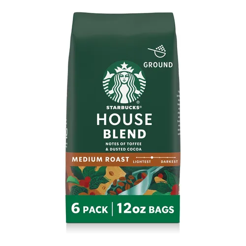 Vista 30 de Starbucks Café Molido, Tueste Medio, Café Caliente o Helado, Mezcla de Desayuno, 18 oz