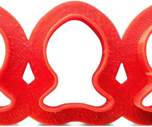 Vista 5 de Mini cortador de galletas Goldfish de 1 pulgada - Hecho a mano en los Estados Unidos - CookieCutterCom