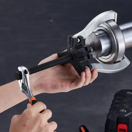 Vista 8 de VEVOR Juego de extractor de engranajes, kit de extractores de 7.6 cm y 17.8 cm, herramienta de extracción de engranajes de 3 mordazas para volante