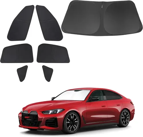 Vista 111 de TINGLU Persianas de ventana para Honda CR-V 2023-2026, accesorios para ventanas laterales de automóvil, parabrisas triangular, parasol para rayos UV