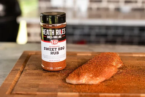 Vista 4 de Heath Riles - Paquete de condimentos Sweet BBQ, Honey Rub y Pecan Rub