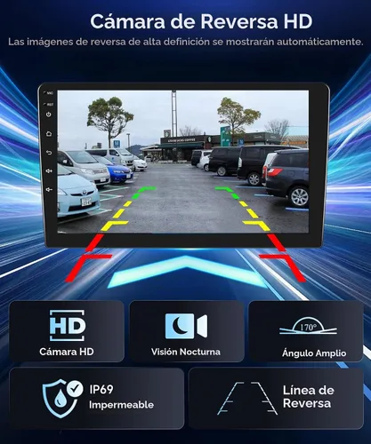 Vista 7 de 8Core4+64G Estéreo de coche para Toyota Avalon 2006-2010 Wireless CarPlay/Android Auto Android Radio con Qualcomm 9 pulgadas IPS pantalla táctil