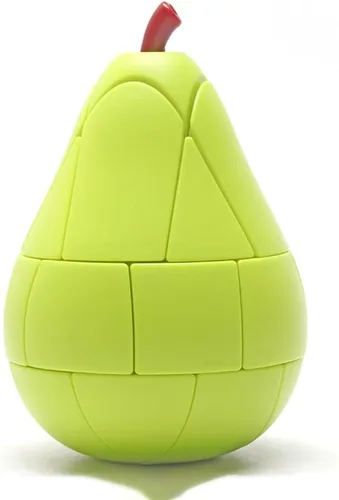 Vista 8 de Cubo de frutas 3D 3×3 Magic Speed Cube Juguetes educativos para niños Puzzle Cube Brain Teaser (manzana)