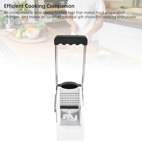 Vista 8 de Cortador de papas fritas, cortador de verduras y papas, papas fritas, cortador de papas fritas para uso en cocina
