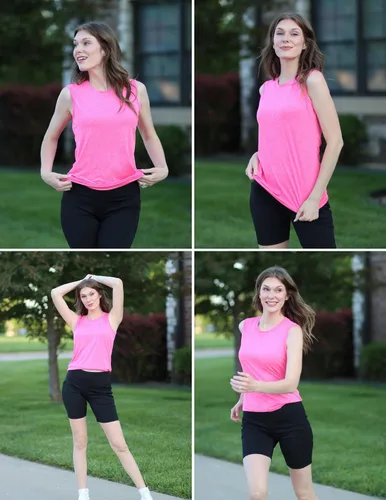 Vista 3 de COOrun Camisetas deportivas sin mangas para mujer, ligeras, de secado rápido, para yoga, sin mangas