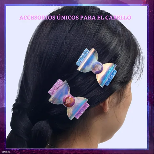 Vista 5 de Set de Maquillaje de Belleza Super Sparkle de Disney Frozen para Niñas con Clips, Brillo de Labios, Pegatinas de Uñas, Bálsamo Labial, Gemas de Uñas