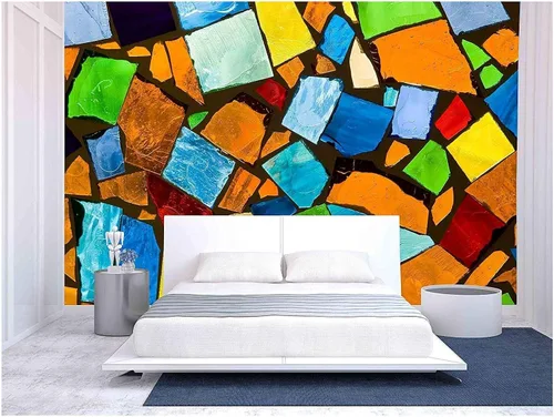 Vista 11 de wall26 Papel para pared autoadhesivo, grande, serie de murales, WMR-WP-X-D668-66x24x4