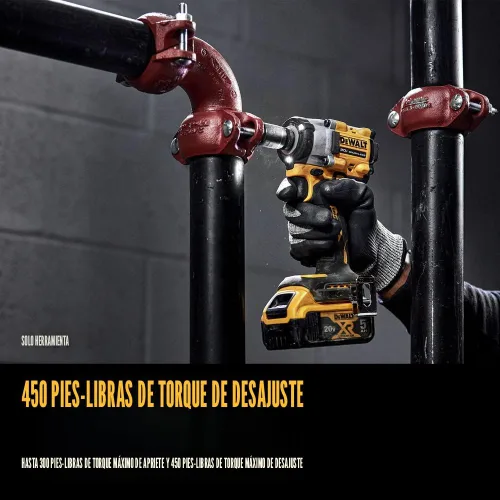 Vista 7 de DEWALT ATOMIC 20V MAX* 3/8 pulgadas Llave de impacto inalámbrica con yunque de anillo de retención (solo herramienta) (DCF923B)