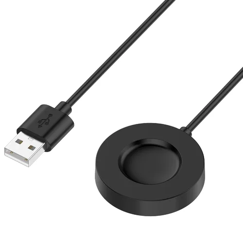 Vista 4 de Base de carga compatible con Xiaomi Watch S1 Pro, soporte de carga, cable de carga, base base con cable USB, accesorios de repuesto para Xiaomi Negro