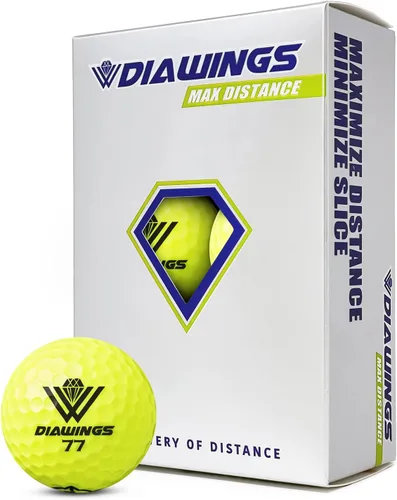 Vista 8 de Diawings Max Distance - Pelotas de golf para máxima distancia, anticorte, giro bajo, tiros rectos, media docena, 6 pelotas Blanco, rosa, naranja
