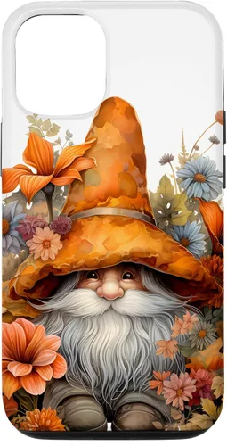 Vista 28 de Happy Fall Gnome Autumn Leaves Case for iPhone 17