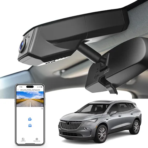 Vista 20 de Mangoal Cámara de tablero delantera 4K y trasera de 1080p para Buick Enclave 2018-2024 (modelo A), se prefiere Base Essence Premium Avenir