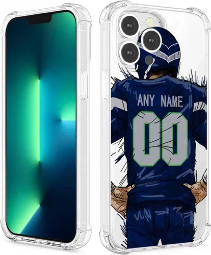 Vista 30 de Funda protectora personalizada con nombre y números para iPhone 15, 14, 13, 12, 11 Xs Max XR 8 7 6 Plus 11 Pro Mini, delgada, a prueba de golpes